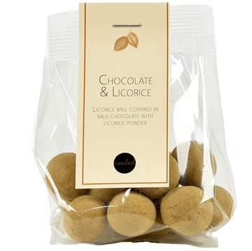 Chokoladelakridskugler - Lakridspulver - lille top